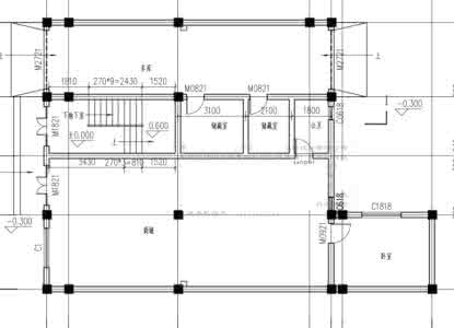 临街商铺户型图 20万自建10米×10米临街带商铺户型分享