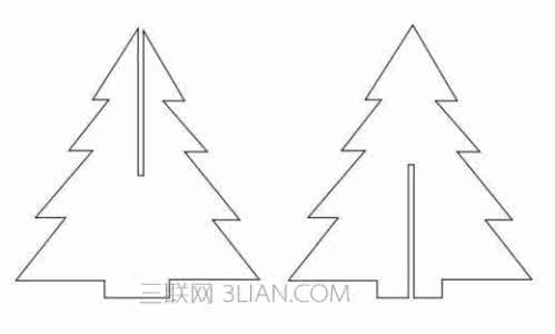 圣诞树剪纸 立体圣诞树剪纸 简单立体剪纸圣诞树制作教程