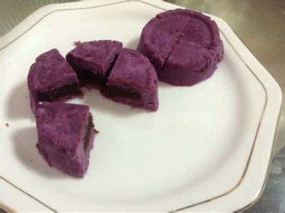 紫薯豆沙糕 紫薯豆沙月饼