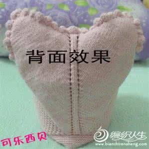 帽子里的小兔 【可乐西贝】—粉红小兔帽子（附详细编织过程图)