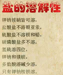 初中化学沉淀口诀 初中化学掌握这17句口诀，从此难题是路人！