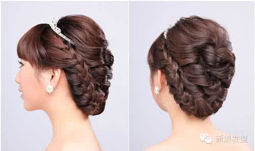 新娘盘发教程 浪漫新娘盘发教程