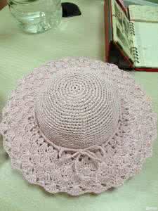 棉草拉菲帽子图解 拉菲公主帽