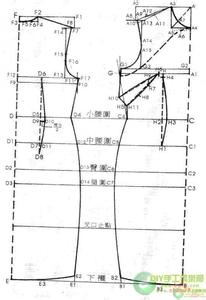 旗袍裁剪图解 旗袍裁剪图