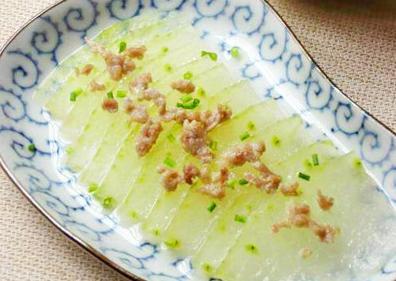 香菇炒肉图片 肉沫冬瓜片