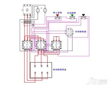 继电器原理图和接线图 时间继电器原理图 时间继电器接线原理图