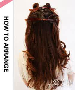 浪漫卷发 创意DIY 浪漫长卷发扎发图解半扎公主头最甜美_创意DIY