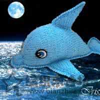 钩针海豚 可爱海豚的钩法教程，要说话的海豚