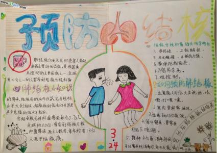 预防肺结核手抄报图片 预防肺结核的手抄报