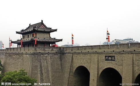 西安城墙长乐门 陕西之旅· 西安城墙长乐门