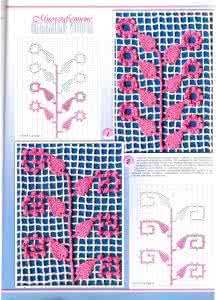 俄网网格钩编杂志 爱尔兰花，网格花 俄网编织杂志（335）