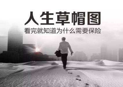 人生草帽图 人生草帽图——看完就知道为什么每个人都需要买保险了