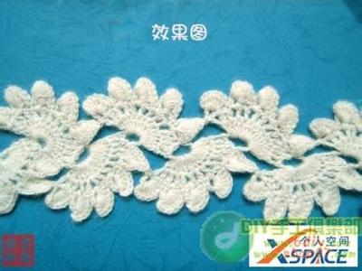 手工编织围巾大全 手工编织DIY五叶花围巾编织方法教程