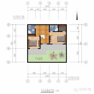 10x10米农村建房图纸 10x10米农村建房图纸 10x10米自建房带地下室 含图纸+预算+工期