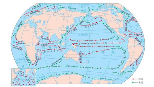 地理洋流分布图高清 【地理】一眼看穿洋流分布