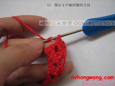 国外钩针鱼鳞花裙 钩针模式：鱼鳞针