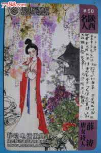 薛涛笺 薛涛名人语录