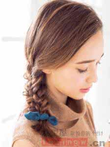 韩式侧编麻花辫发型 编麻花辫 韩式侧编麻花辫发型怎么弄?