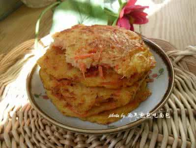 粗粮煎饼 胡萝卜土豆粗粮煎饼