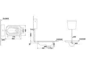 蹲便器排水管预留尺寸 蹲便器安装尺寸