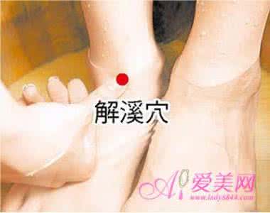解溪治急性扁桃体炎 解溪穴===咽喉处不适，扁桃体发炎
