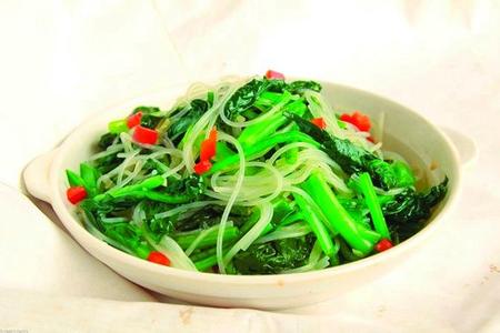 大力水手吃菠菜 大力水手的最爱----菠菜拌粉丝