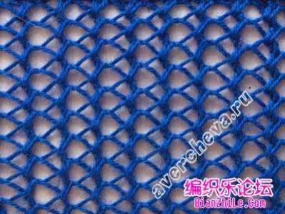 棒针编织镂空花样图解 棒针编织4种镂空网格花样