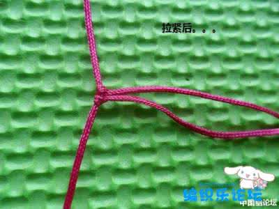 又漂亮又实用做的笔筒 中国结编漂亮又实用的方形笔筒教程【另加一款四叶草教程】