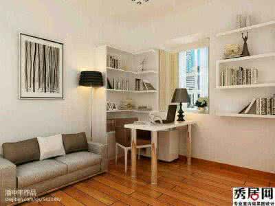 墙角书桌效果图 墙角书桌效果图 墙角放置书桌，气质一下子就出来了！