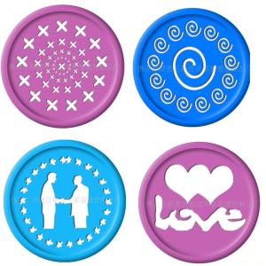 特百惠莹彩随心杯 美美的彩系杯垫，各种颜色随心搭配