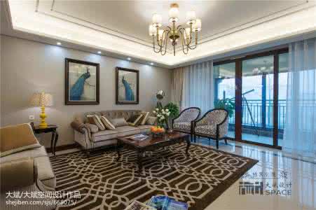 阳台客厅一体装修图片 2012欧式客厅阳台装修图片