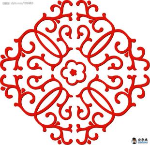 窗花剪纸图案大全 窗花剪纸之年年有余文字象形窗花图案与剪纸教程