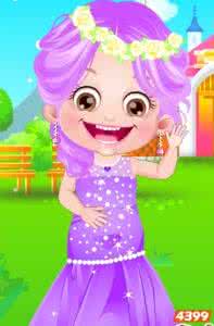 可爱宝贝变身小公主 可爱宝贝变身小公主 穿上妈妈亲手织的美衣,瞬间变身小公主!