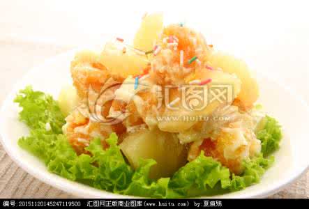 凤梨虾球 酸甜鲜美混搭风——凤梨虾球