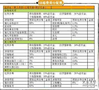 公司开支预算表 结婚开支预算表 酒店结婚开支预算 结婚开支预算细节