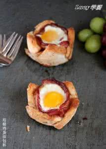 培根面包 简单美味的西式早点--培根鸡蛋面包杯—Bacon,Egg and Toast Cups