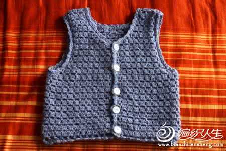 宝宝连帽外套编织图解 宝宝的简单钩针连帽外套（图解）