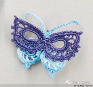 化妆舞会面具 化妆舞会蝴蝶面具的钩法图解