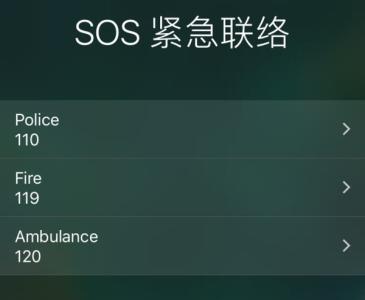 iphone sos紧急联络 iphone sos紧急联络 iphone sos紧急联络功能如何使用