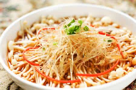 素炒金针菇的做法大全 扒金针素翅的做法