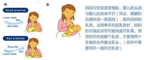 正确的母乳喂养姿势 母乳喂养的正确姿势 母乳喂养的正确姿势