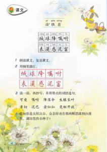 小学三年级语文《蒲公英》同步练习题 第一学期