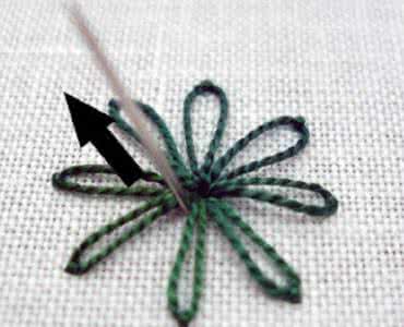 创意立体手工制作图片 创意手工----Лесажа的立体刺绣教程（3）