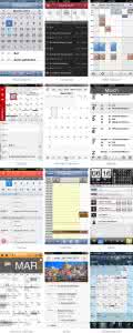日历界面 12款iOS平台日历应用界面比较