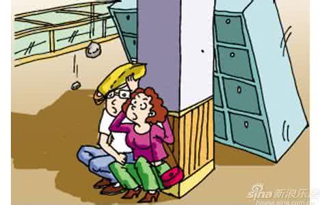 地震时如何自救 一张图教你地震时如何躲避自救