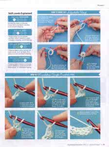 crochet钩针画图软件 foundation single crochet  一种钩针起头方法
