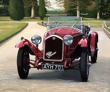 上田毅八郎 上田毅八郎 绘画古董车