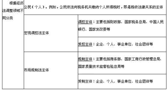 经济法的主要主体是 子公司是经济法主体吗?