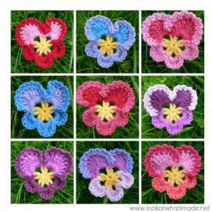 好看的钩针单元花图片 钩针模式----8个好看的单元花