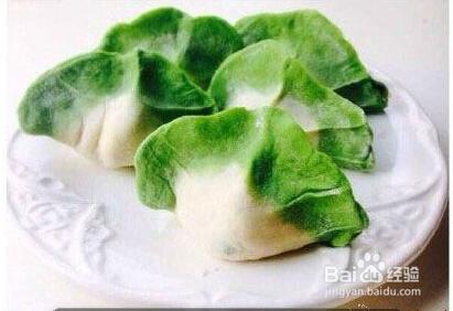 翡翠白菜饺子 【翡翠白菜饺子】看着漂亮,吃着也舒服